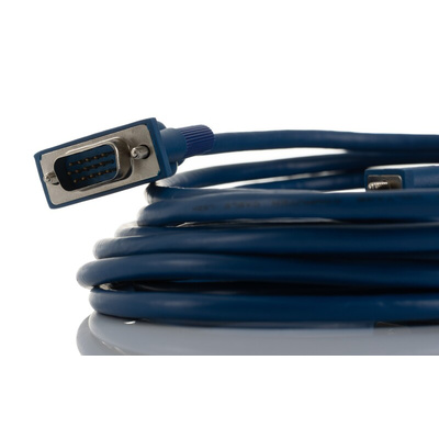 RS PRO Male VGA to Female SVGA Cable, 5m