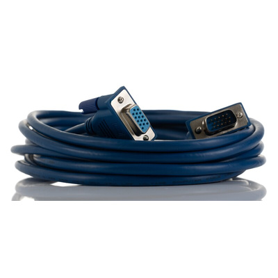 RS PRO Male VGA to Female SVGA Cable, 5m