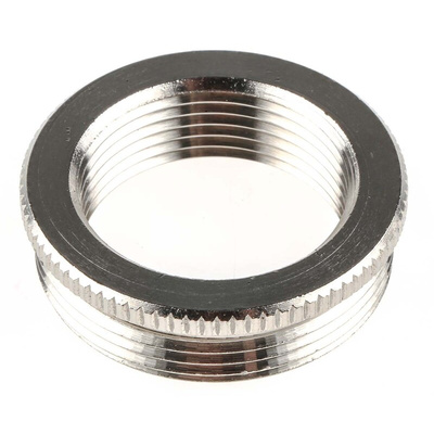 Lapp Cable Gland Adaptor, PG29 Exterior Thread, PG21 Interior Thread, Nickel Plated Brass, SKINDICHT Series