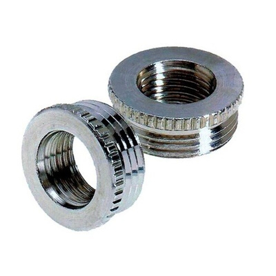 Lapp Cable Gland Adaptor, PG29 Exterior Thread, PG21 Interior Thread, Nickel Plated Brass, SKINDICHT Series