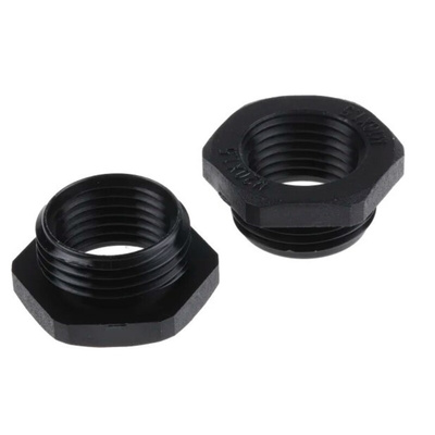 RS PRO Cable Gland Adaptor, M20 Exterior Thread, M16 Interior Thread, Nylon 66