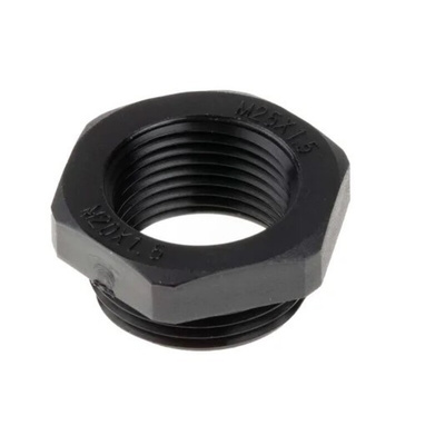 RS PRO Cable Gland Adaptor, M25 Exterior Thread, M20 Interior Thread, Nylon 66