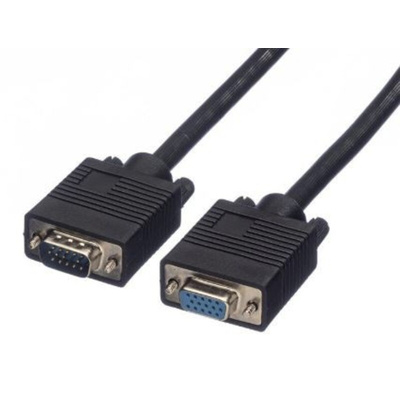 Roline Male VGA to Female VGA Cable, 3m