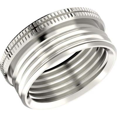 Lapp Cable Gland Adaptor, M25 Exterior Thread, PG16 Interior Thread, Nickel Plated Brass, SKINDICHT Series