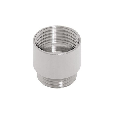 Lapp Cable Gland Adaptor, PG16 Exterior Thread, M25 Interior Thread, Nickel Plated Brass, SKINDICHT Series