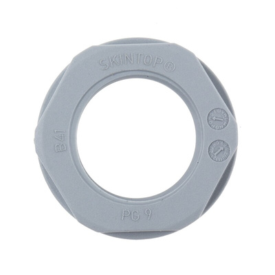 Lapp Grey Fibreglass PA Cable Gland Locknut, PG9 Thread, IP68