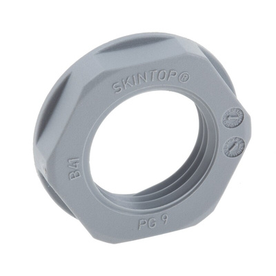 Lapp Grey Fibreglass PA Cable Gland Locknut, PG9 Thread, IP68