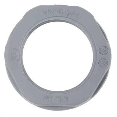 Lapp Grey Fibreglass PA Cable Gland Locknut, PG13.5 Thread, IP68