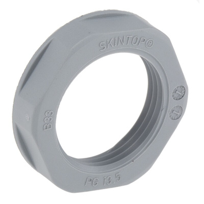 Lapp Grey Fibreglass PA Cable Gland Locknut, PG13.5 Thread, IP68