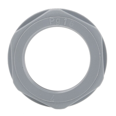Lapp Grey Fibreglass PA Cable Gland Locknut, PG16 Thread, IP68