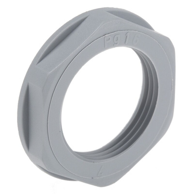 Lapp Grey Fibreglass PA Cable Gland Locknut, PG16 Thread, IP68
