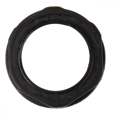 Lapp Black Fibreglass PA Cable Gland Locknut, PG11 Thread, IP68