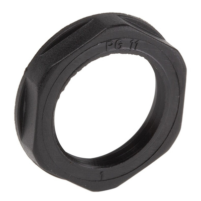 Lapp Black Fibreglass PA Cable Gland Locknut, PG11 Thread, IP68