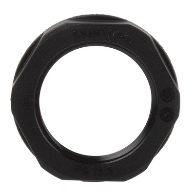 Lapp Black Fibreglass PA Cable Gland Locknut, PG13.5 Thread, IP68