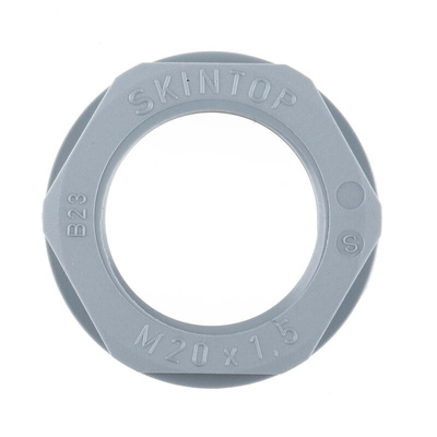 Lapp Grey Flame Retardant Polyamide Cable Gland Locknut, M20 Thread, IP68