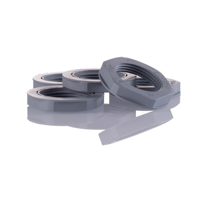 Lapp Grey Flame Retardant Fibreglass PA Cable Gland Locknut, M25 Thread, IP68