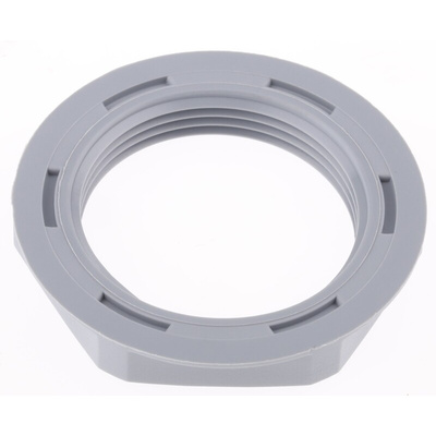 Lapp Grey Flame Retardant, Halogen Free Fibreglass PA Cable Gland Locknut, M32 Thread, IP68