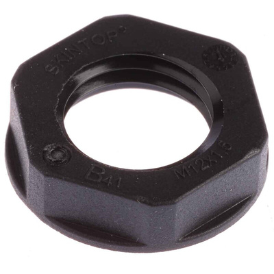 Lapp Black Flame Retardant Fibreglass PA Cable Gland Locknut, M12 Thread, IP68