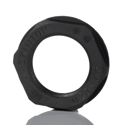 Lapp Black Flame Retardant Fibreglass PA Cable Gland Locknut, M20 Thread, IP68