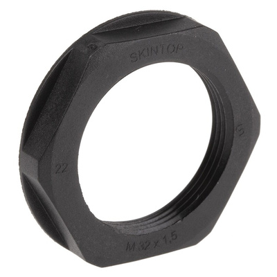 Lapp Black Fibreglass PA Cable Gland Locknut, M32 Thread, IP68