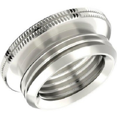 Lapp Cable Gland Adaptor, M40 Exterior Thread, M32 Interior Thread, Nickel Plated Brass, SKINDICHT Series