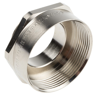 Lapp Cable Gland Adaptor, M32 Exterior Thread, M40 Interior Thread, Nickel Plated Brass, SKINDICHT Series