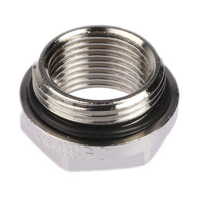Lapp Cable Gland Adaptor, M25 Exterior Thread, M20 Interior Thread, Nickel Plated Brass, SKINDICHT Series