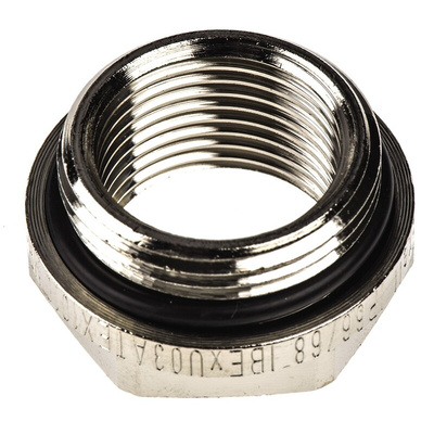 Lapp Cable Gland Adaptor, M25 Exterior Thread, M20 Interior Thread, Nickel Plated Brass, SKINDICHT Series