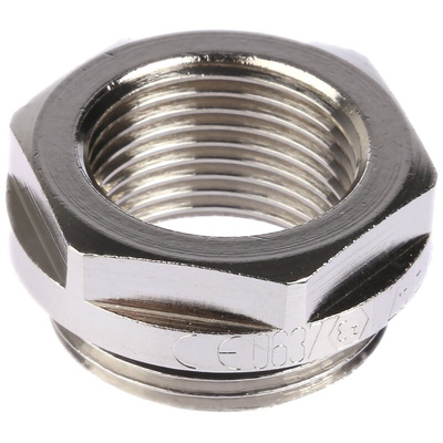 Lapp Cable Gland Adaptor, M25 Exterior Thread, M20 Interior Thread, Nickel Plated Brass, SKINDICHT Series
