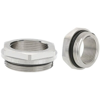 Lapp Cable Gland Adaptor, M50 Exterior Thread, M40 Interior Thread, Nickel Plated Brass, SKINDICHT Series