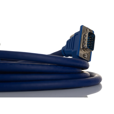 RS PRO Male VGA to Female VGA Cable, 3m