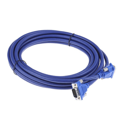 RS PRO Male VGA to Male VGA Cable, 5m