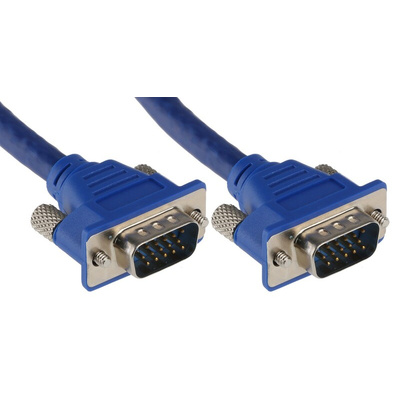 RS PRO Male VGA to Male VGA Cable, 1m