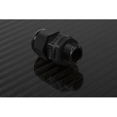 RS PRO Black Nylon Cable Gland, M16 Thread, 3mm Min, 7mm Max, IP68