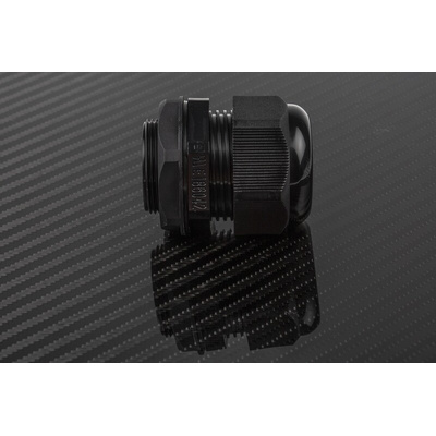 RS PRO Black Nylon Cable Gland, M32 Thread, 18mm Min, 25mm Max, IP68