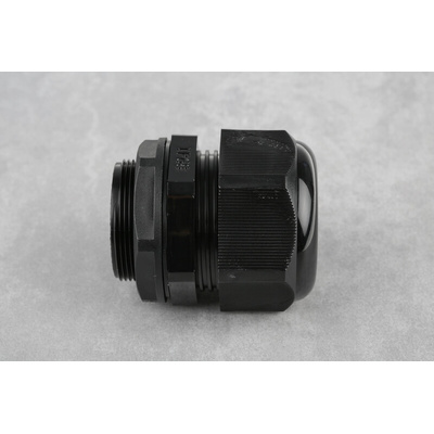 RS PRO Black Nylon Cable Gland, M40 Thread, 22mm Min, 32mm Max, IP68