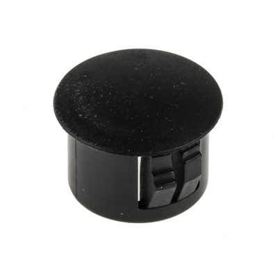 RS PRO Blanking Plug, 12.7mm Hole Diameter, Nylon 66, 14.5mm Diameter, Unthreaded