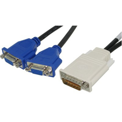 Molex Male DMS-59 to Female VGA Cable, 200mm