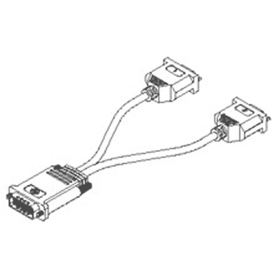 Molex Male DMS-59 to Female VGA Cable, 200mm