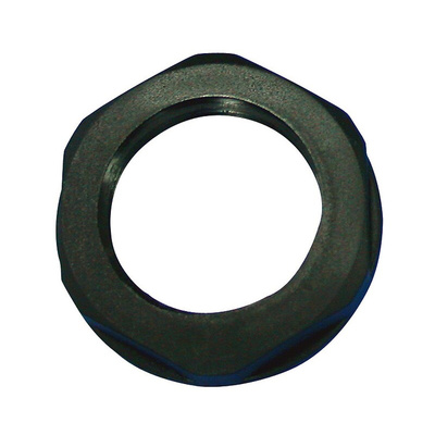 RS PRO Black Nylon 66 Cable Gland Locknut, PG29 Thread, IP68