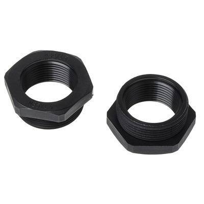 RS PRO Cable Gland Adaptor, M32 Exterior Thread, M25 Interior Thread, Nylon 66