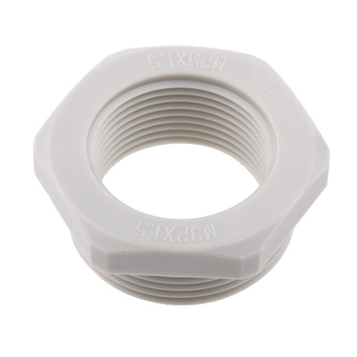RS PRO Cable Gland Adaptor, M32 Exterior Thread, M25 Interior Thread, Nylon 66
