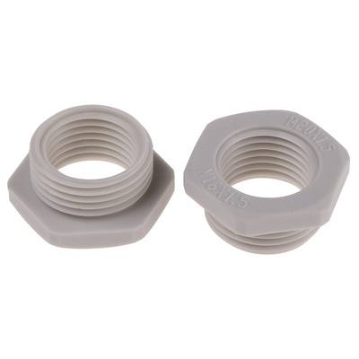 RS PRO Cable Gland Adaptor, M20 Exterior Thread, M16 Interior Thread, Nylon 66