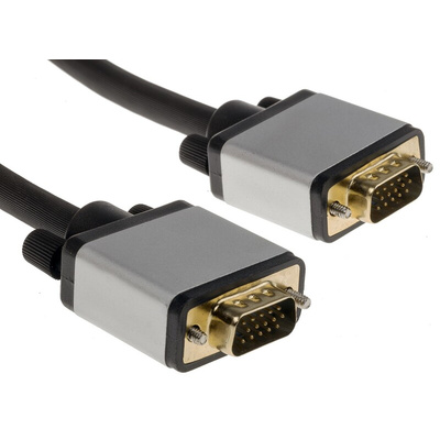 RS PRO Male SVGA to Male SVGA Cable, 3m