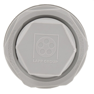 Lapp Blanking Plug, M25, 25.3mm Hole Diameter, Polyamide, Threaded