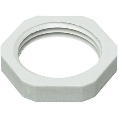 SIB Grey Fibreglass PA Cable Gland Locknut, M25 Thread