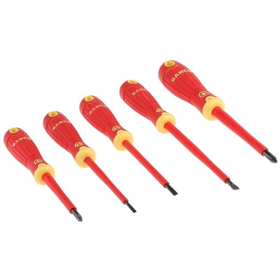 Bahco VDE Phillips, Slotted Screwdriver Set 5 Piece