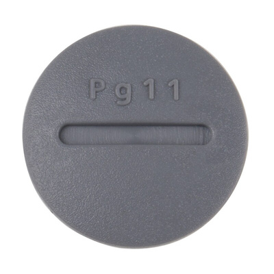 Alpha Wire Blanking Plug, PG11, Chloroprene Rubber (O-Ring/Seal), Polyamide, 22mm Diameter, Threaded
