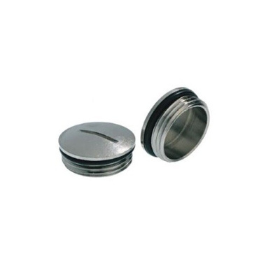 Lapp Blanking Plug, PG9, Nickel Plated Brass, 17mm Diameter, Threaded