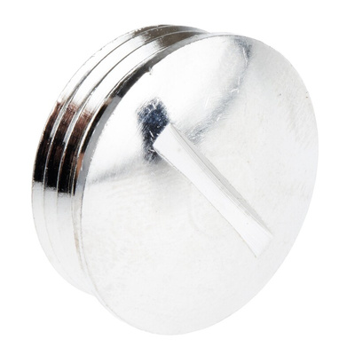 Lapp Blanking Plug, PG13.5, Nickel Plated Brass, Threaded
